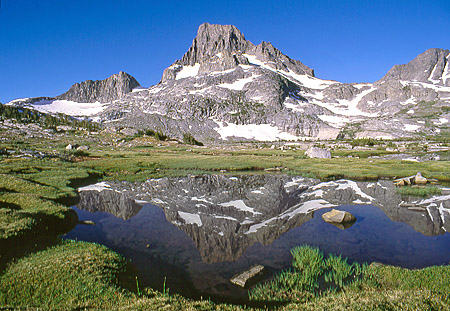Banner Peak Reflected in Tarn, Minarets