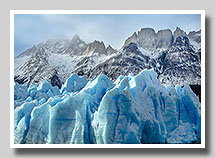mountain glaciers torres del paine patagonia