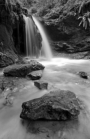 Stepping Stones Waterfall Santa Cruz Mountains